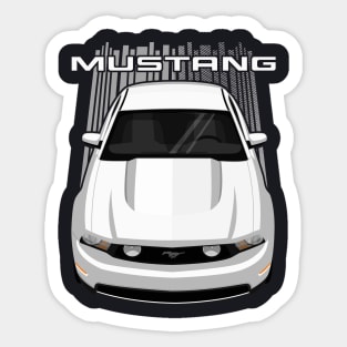 Mustang GT 2010-2012 - White Sticker